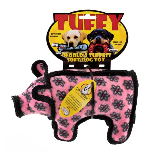Tuffies Barn Yard Pig Junior - 10 in X 5.5 in X 3.5 in