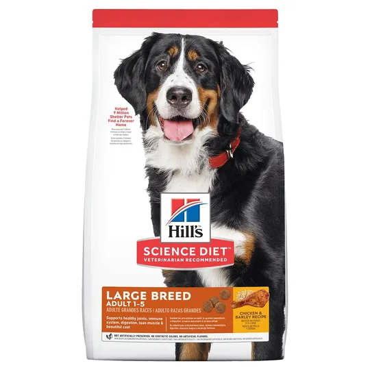 Canine Science Diet Large Breed Adult Chicken & Barley - 35 lb / 15.87 kg