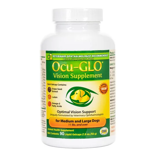 Ocu-Glo Rx Vision Supplementfor Med/Large Dogs - 90's