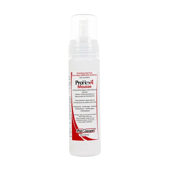 Prohex 4 Mousse (Chlorhexidine Gluc) For Dogs - 210ML