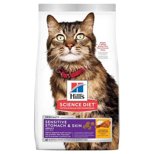Science Diet Sensitive Stomach & Skin Chicken & Rice - 15.5 lbs / 7.02 kg