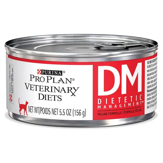 Feline PVD Dm (Diabetes/Dietetic) Formula - 24 X 156 gm Cans