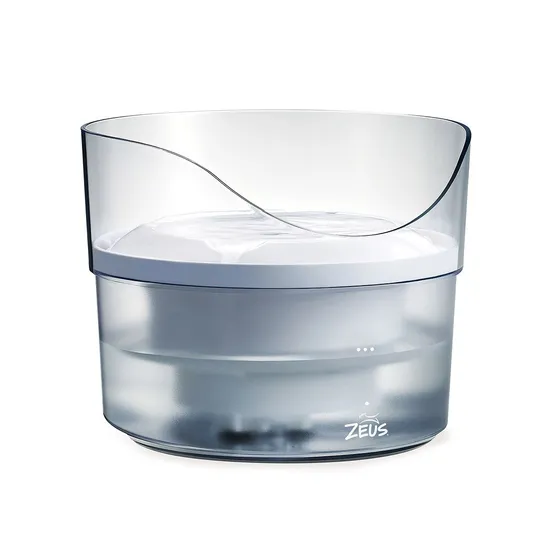 Fountain Zeus Fresh & Clear Drinking Translucent with Splash Guard- 50.7OZ/1.5l