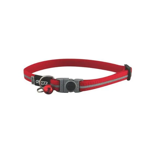 Collar Rogz Break Away Alleycat Adjustable Red - 3/8in X 8-12in