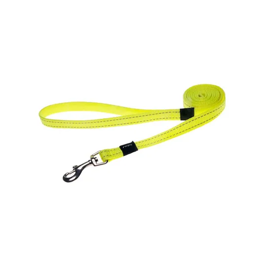 Lead Canine Rogz Utility Snake Yellow - 5/8in X 6ft
