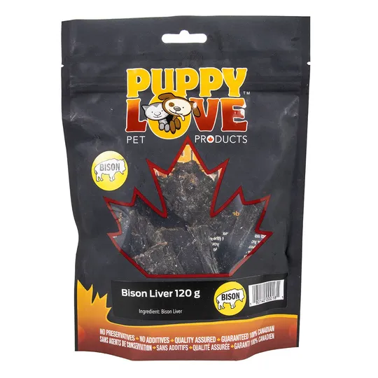 Puppy Love Bison Liver - 120 g