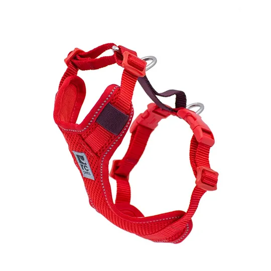 Harness Canine Rc Moto Control Goji Berry/Burgundy - Medium