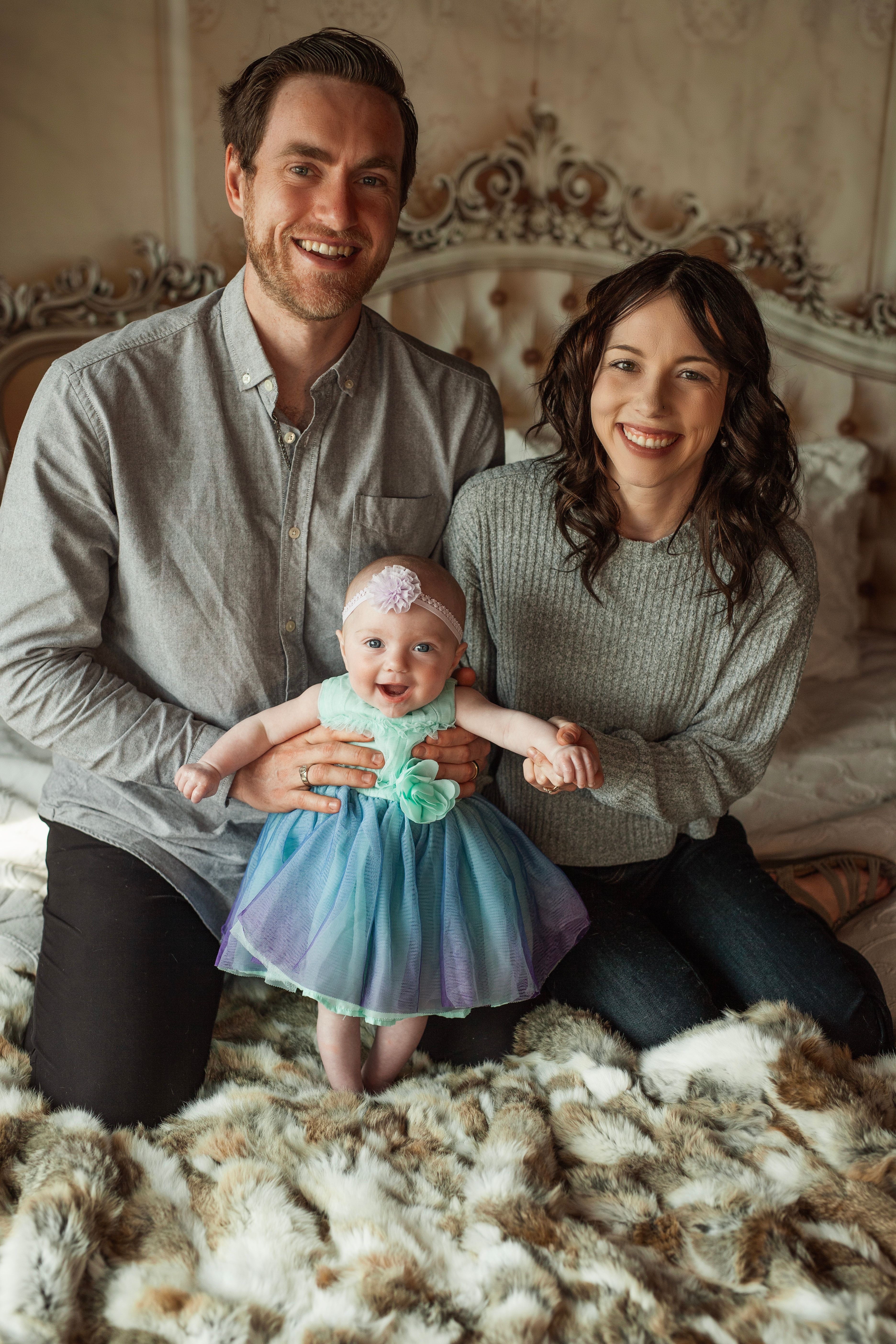 Brie-Anne Nicholas and family