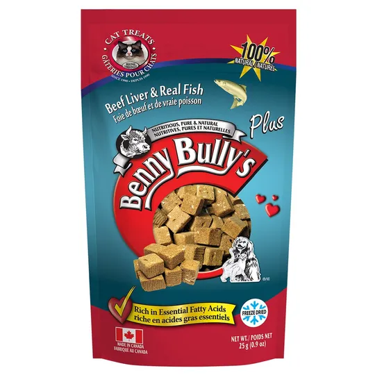 Benny Bully's Plus Beef Liver & Fish - 0.9 oz/25 g