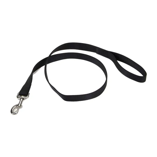 Lead Canine Coastal Black - 1in X 6ft