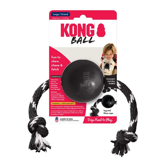 Kong Extreme Ball with Rope - Large