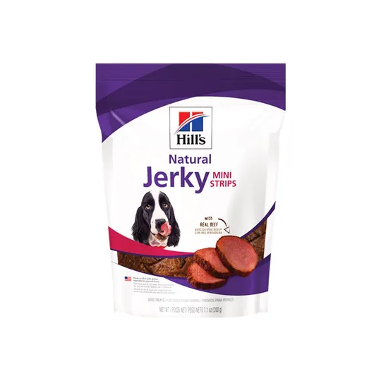 Canine Hills Natural Treats Jerky Mini Strips with Beef - 7.1 oz