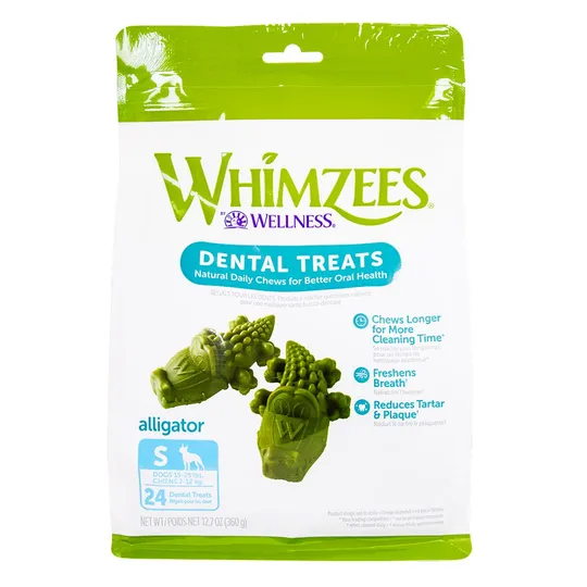 Whimzees Alligator Small - 24/Bag