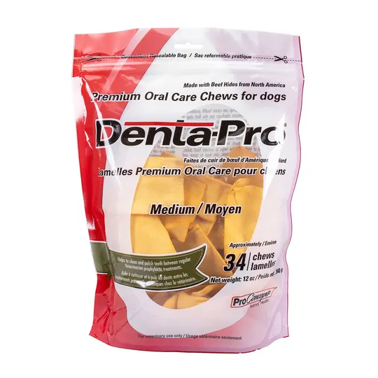 Denta Pro Premium Oral Chew For Dogs Medium 12 oz (340 g) - 34 s