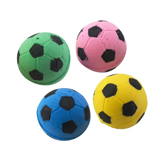 Sponge Soccer Balls - 4/Pk