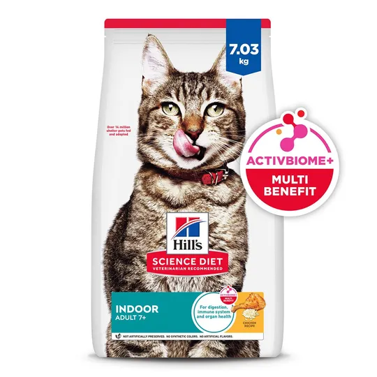 Science Diet Indoor Cat Adult 7+ (Chicken) - 15.5 lb / 7.02 kg