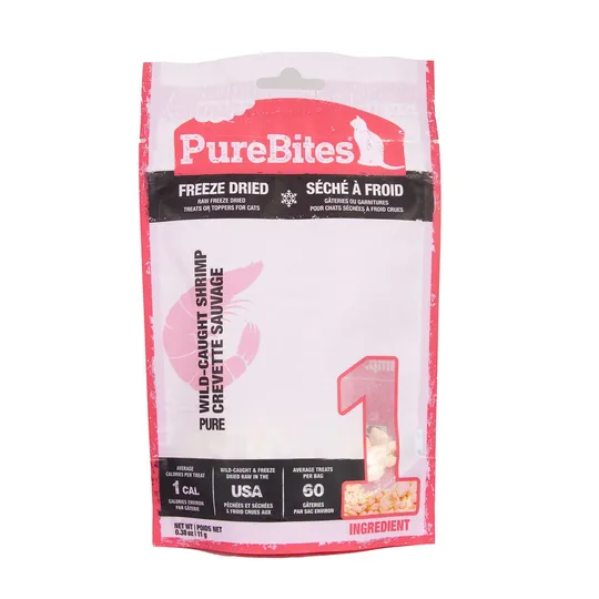 Purebites Feline Shrimp Value Size - 0.38 oz/11 g