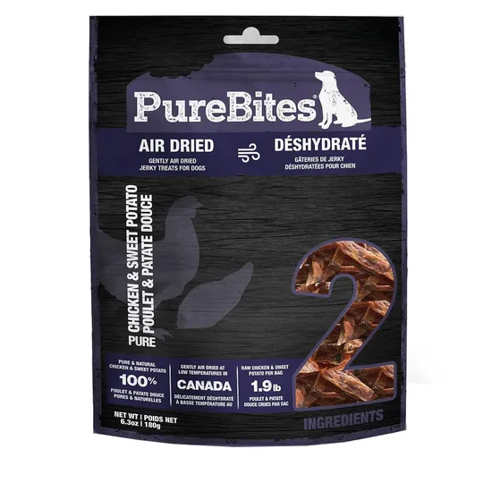 PureBites Canine Air Dried Chicken & Sweet Potato Jerky
