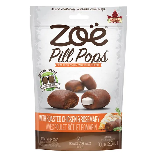 Zoe Pill Pops Roasted Chicken with Rosemary - 100 g / 3.5 oz
