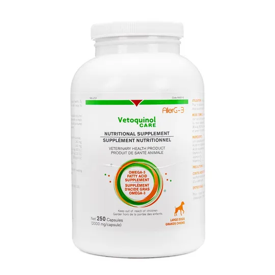Allerg-3 Omega 3 Fatty Acid Supplement For Large Dogs - 250's