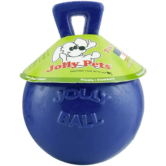 Jolly Ball Tug N Toss Blue - 4.5 in