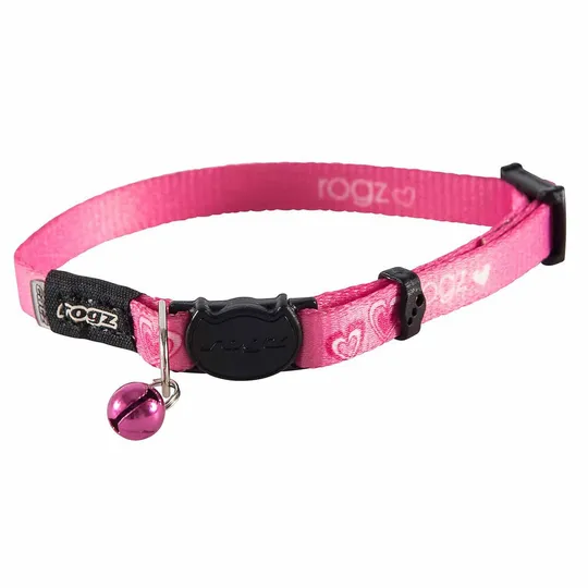 Collar Rogz Break Away Kiddycat Adjustable Pink - 1/4in X 6-9in