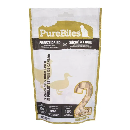Purebites Feline Chicken & Duck Liver - 1.12 oz / 32 g