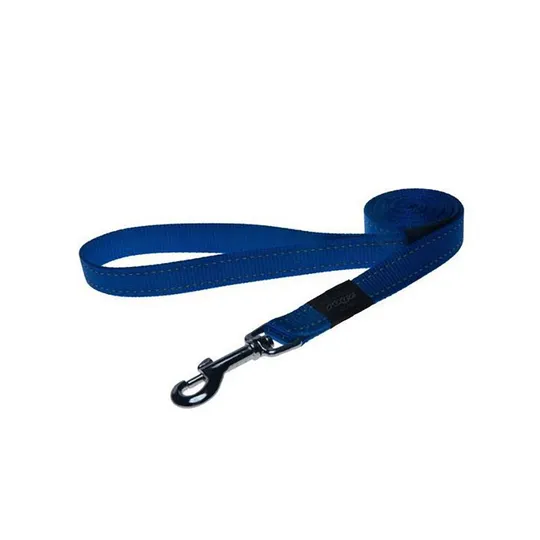 Lead Canine Rogz Utility Snake Dark Blue - 5/8in X 6ft