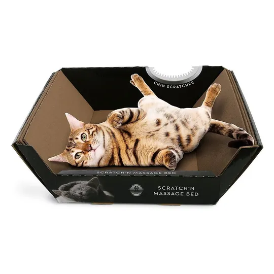 Toy Cat Ripple Board Scratch Massage Bed