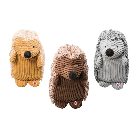 Corduroy Plush Hedgehogs Assorted - 8 in