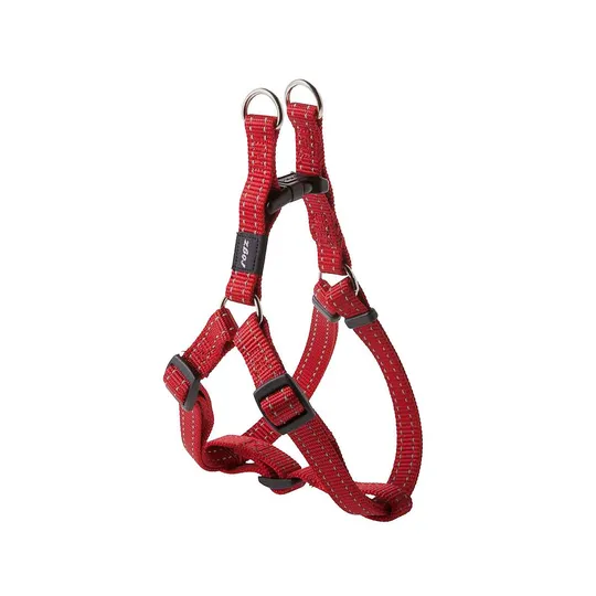 Harness Canine Rogz Utility Step In Harness Fanbelt Red - Large