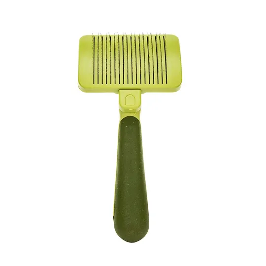 Slicker Brush Self Cleaning Safari - Cat