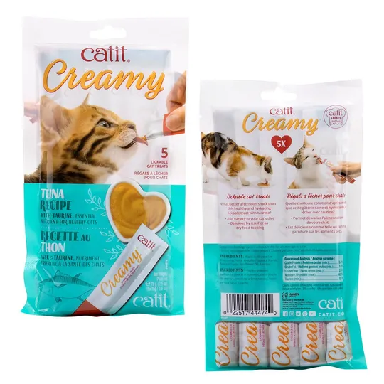 Catit Creamy Lickables Tuna Flavour - 5 X 15 g