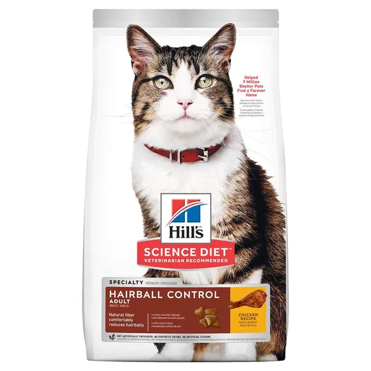 Science Diet Hairball Control (Chicken) - 15.5 lbs / 7.02 kg