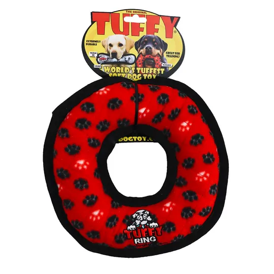 Tuffies Ultimate Rumble Ring Red - 11 in D X 2 in Thick
