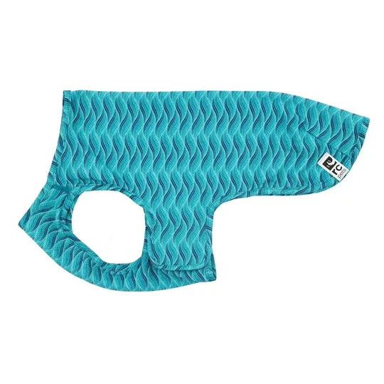 Cooling Zephyr Vest Canine Blue Waves - X Large