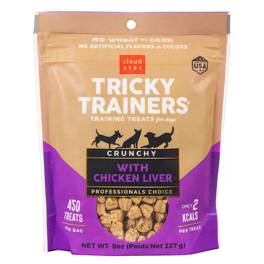 Cloud Star Tricky Trainers Crunchy Liver - 8oz / 227g
