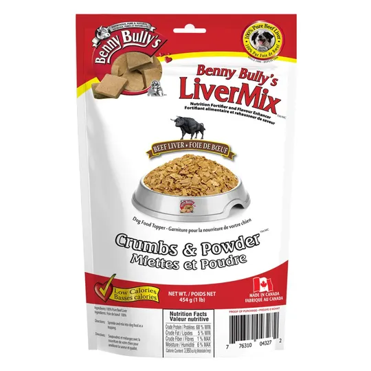 Livermix Crumbs & Powder Benny Bullys - 454 g/1 lb