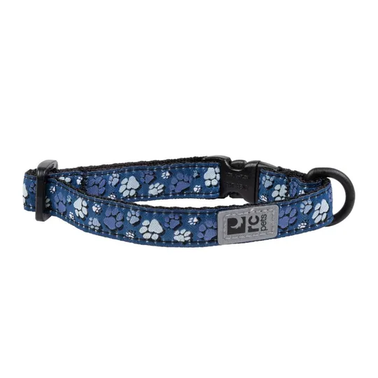 Collar Feline Rc Breakaway Fresh Tracks Blue - 1/2in X 8in - 10in