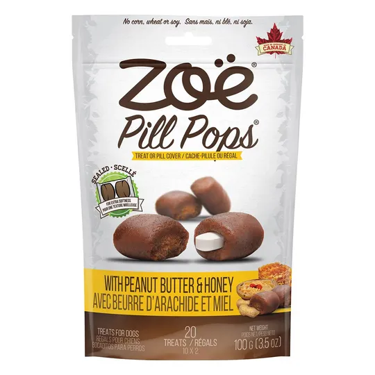Zoe Pill Pops Peanut Butter with Honey - 100 g