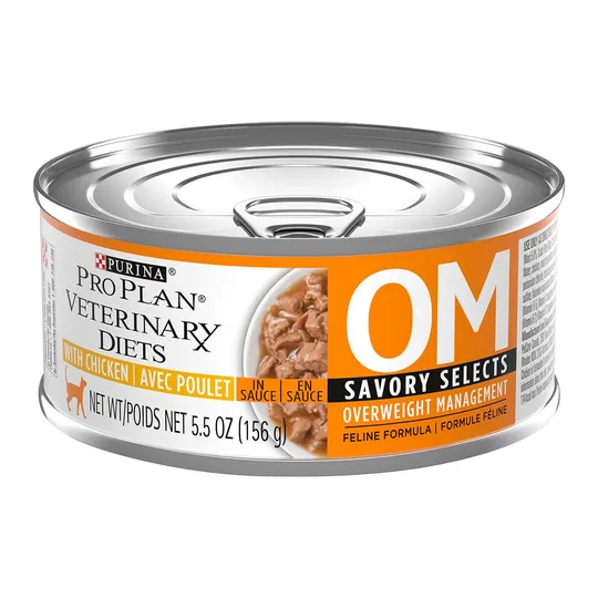 Feline PVD Om (Weight Manage) Chicken Formula - 24 X 156 gm Cans