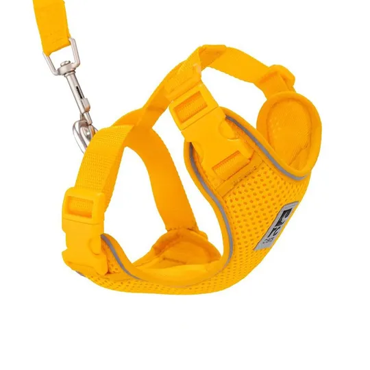 Lead And Harness Combo Feline Rc Adventure Kitty Large - Marigold