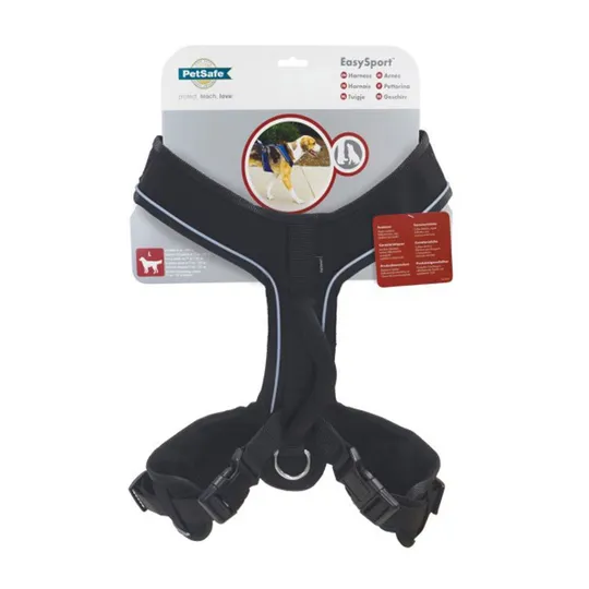 Harness Canine Easysport Petsafe Black - Large