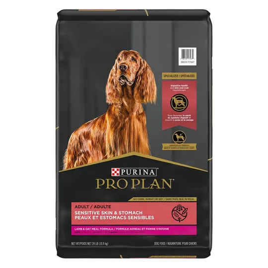 Canine Pro Plan Sensitive Skin/Stomach Lamb & Oatmeal