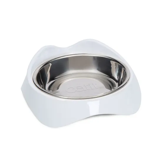 Bowl Cat Catit Pixi Single Diner White - 200ML/6.8OZ
