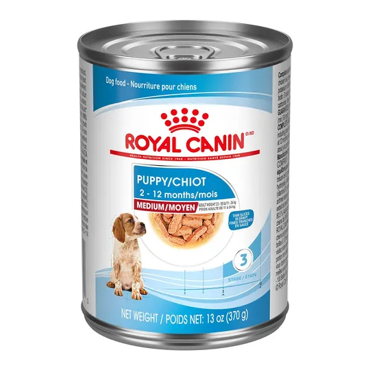 RC Puppy Medium Dog Thin Slices - 12 x 370gm Cans