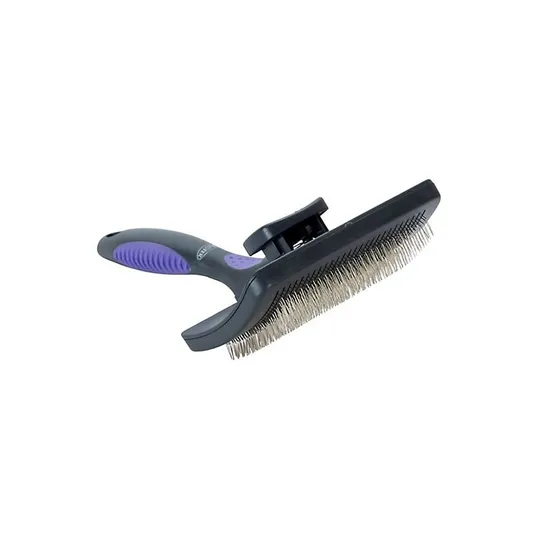 Buster Slicker Brush Self Cleaning Soft Pins - Large
