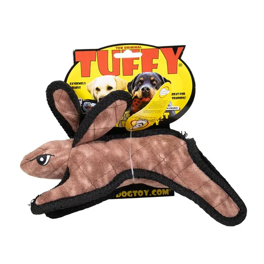 Tuffies Barn Yard Rabbit Brown Jr - 11 in X 6 in X 4 in