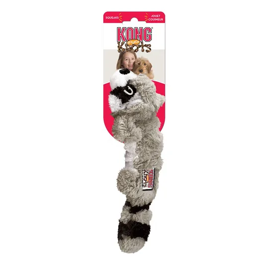 Kong Scrunch Knots Raccoon - Medium/Large