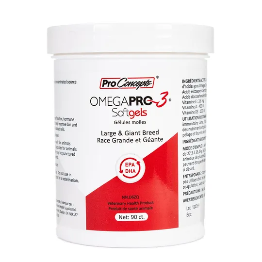 Omega Pro 3 Softgels Large Breed - 90 s